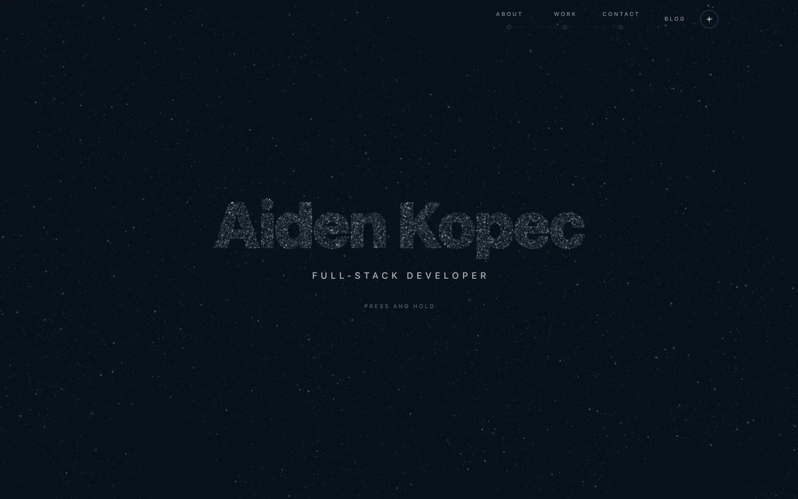 This Portfolio screenshot